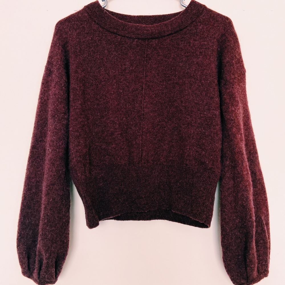London Kaye Cashmere Crop Sweater Size M